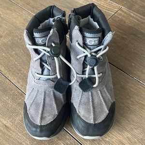 UGG Kids Gray and Black Boots